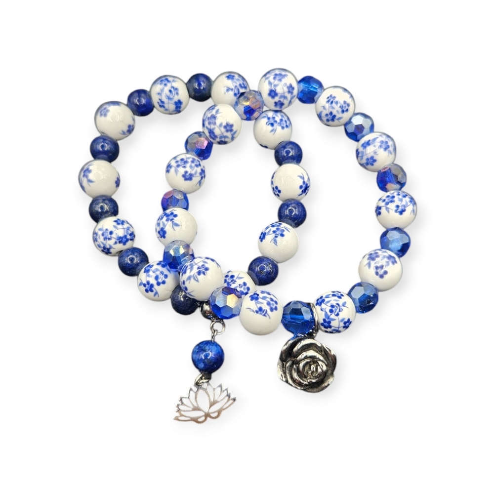 Lapis Lazuli Bracelet Set
